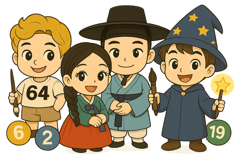 FINCAL 캐릭터들